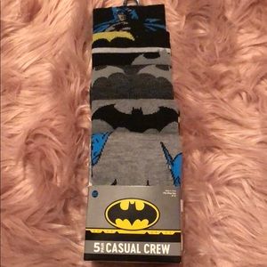 5 pair casual crew socks